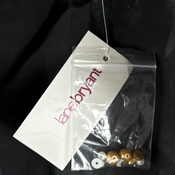 LANE BRYANT Blazer Womens 18 Purple Long Sleeve‎ Striped Embellished Open Front - Picture 6 of 14